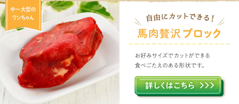 生馬肉贅沢ブロック
